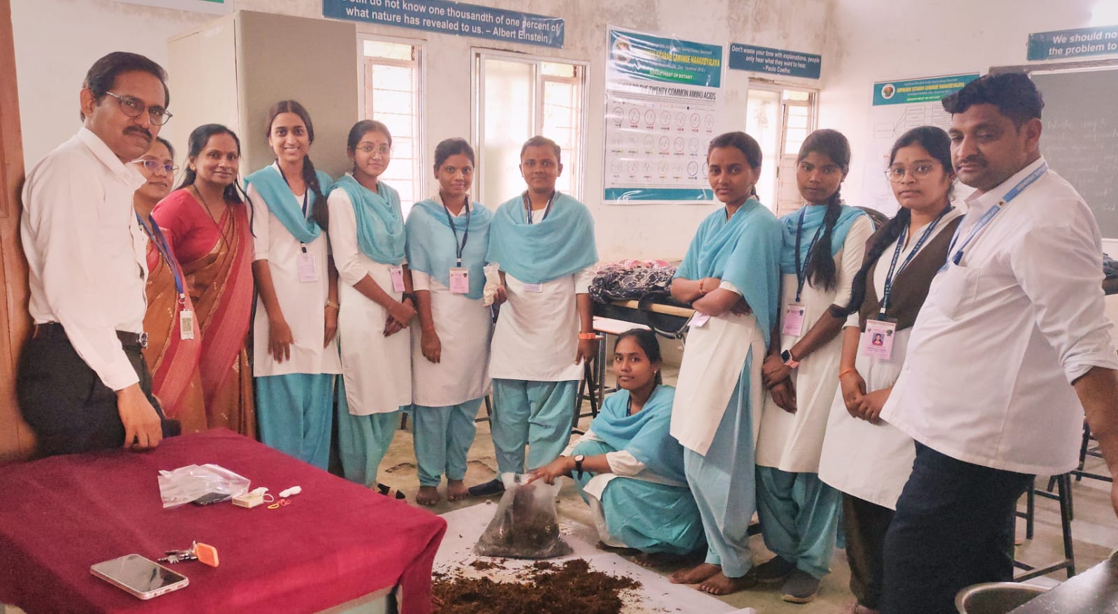 वनस्पतीशास्त्र विभाग, गावंडे महाविद्यालयात मशरूम लागवड व प्रशिक्षण कार्यशाळा