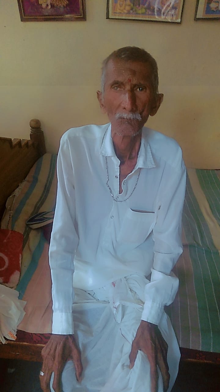 बडूर येथील ज्येष्ठ नागरिक असलेले श्री पांडुरंग गोविंदराव गोणशेटवाड