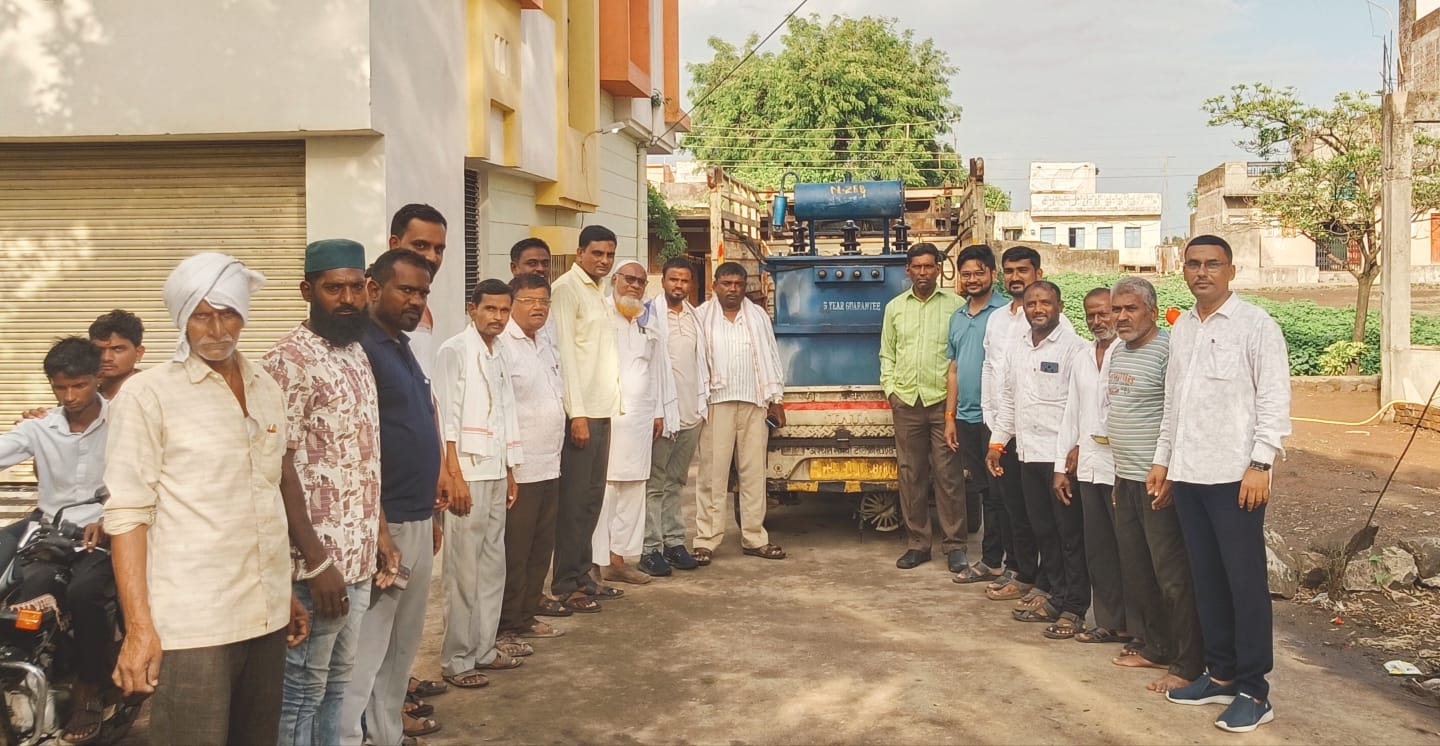 पालकमंत्री मेघनाताई बोर्डीकर यांच्या सूचनेनंतर दत्तनगर च्या नागरिकांना मिळाले रोहित्र*